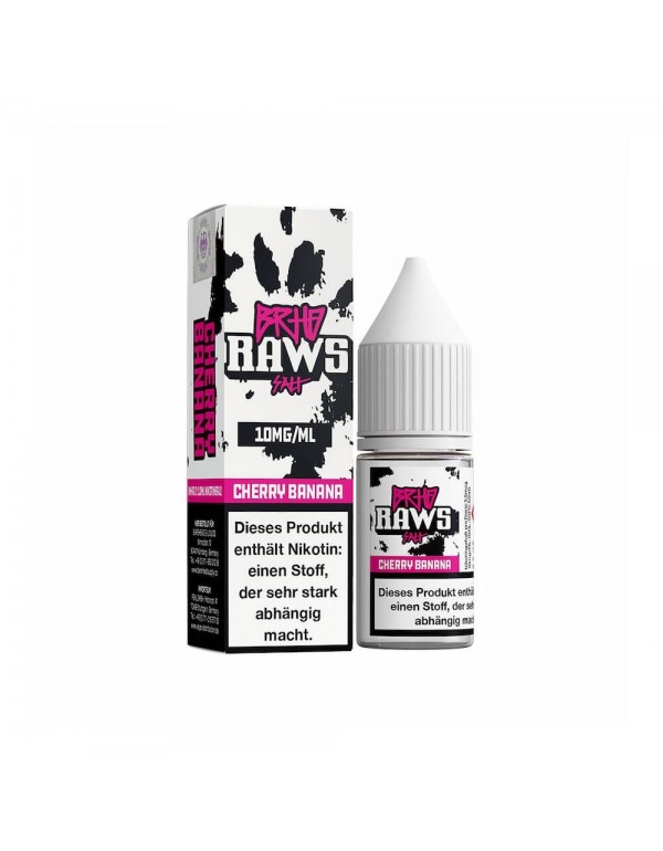 Barehead RAWS Hybrid Nikotin 10ml - Cherry Banana