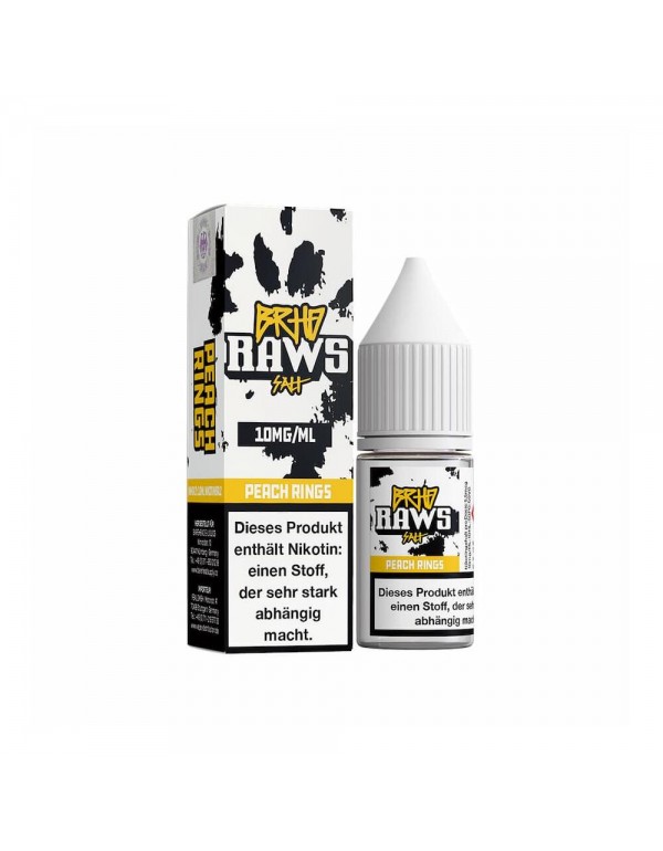 Barehead RAWS Hybrid Nikotin 10ml - Peach Rings