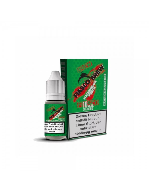 Fiasco Brew 10ml Nikotinsalz Liquid - Watermelon P...