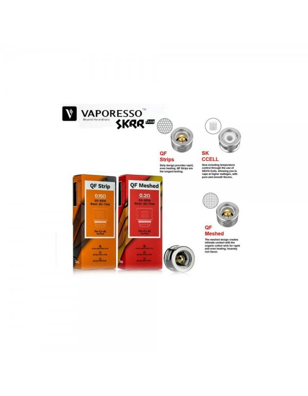 Vaporesso QF Coils - NRG / SKRR Verdampfer