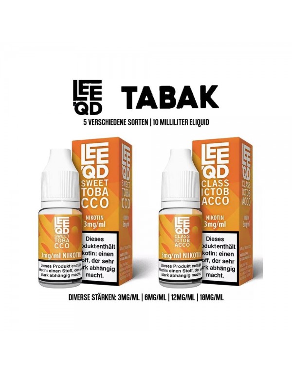 LEEQD Tabak 10 ml Liquid