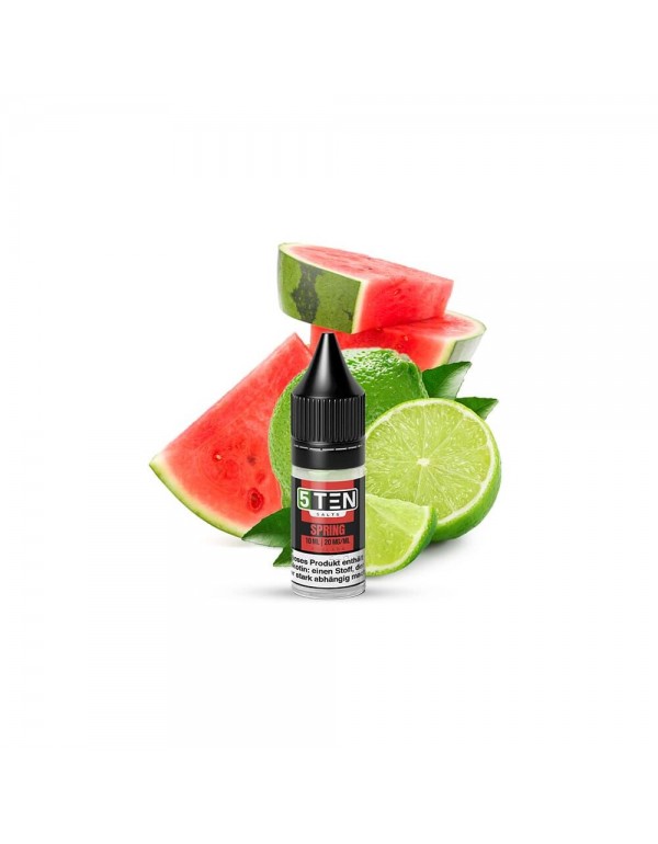 5 TEN Nikotinsalz 10ml Liquid - Spring