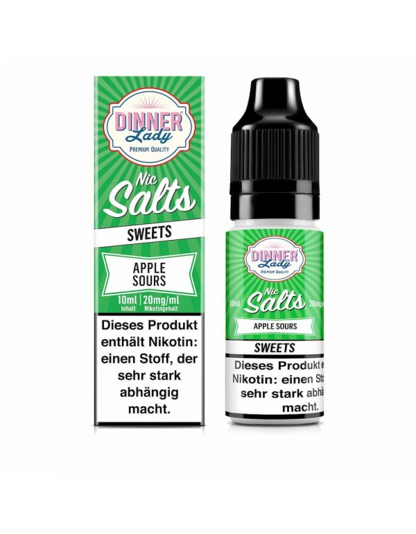 Dinner Lady Nikotinsalz - Apple Sours 10ml