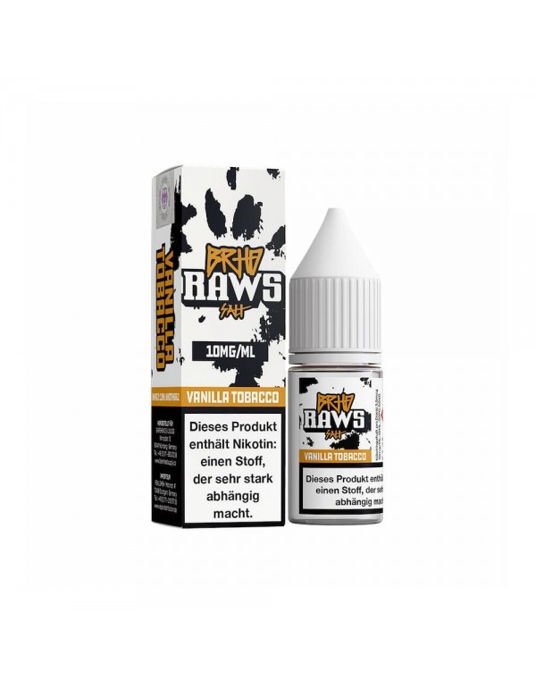 Barehead RAWS Hybrid Nikotin 10ml - Vanilla Tobacc...