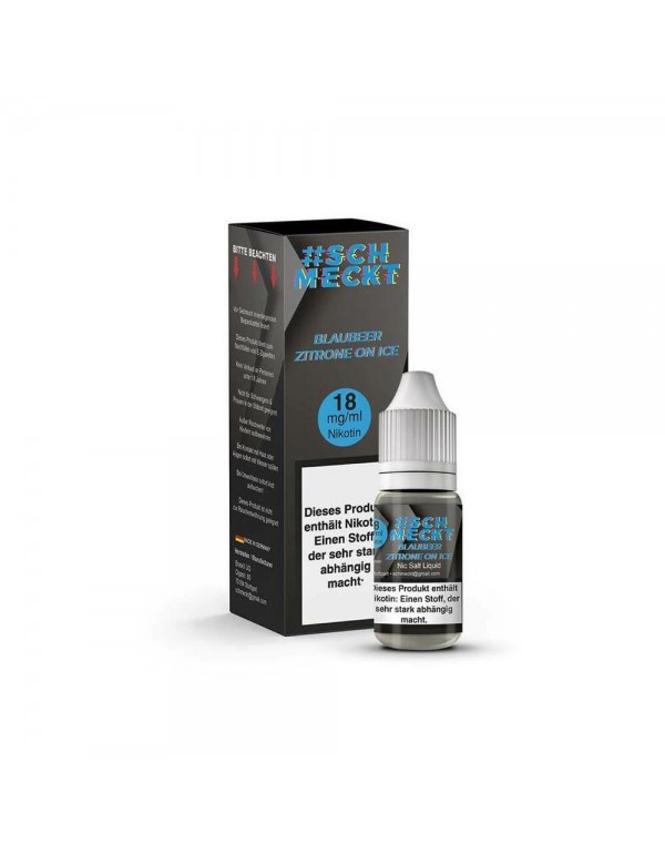 Schmeckt 10ml Nikotinsalz - Blaubeer Zitrone on Ic...