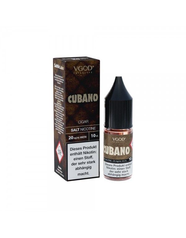 VGOD Nikotinsalz Liquid 10ml - Cubano