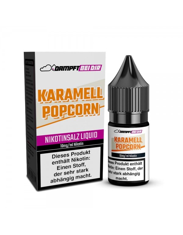 10ml Nikotinsalz Liquid - Karamell Popcorn