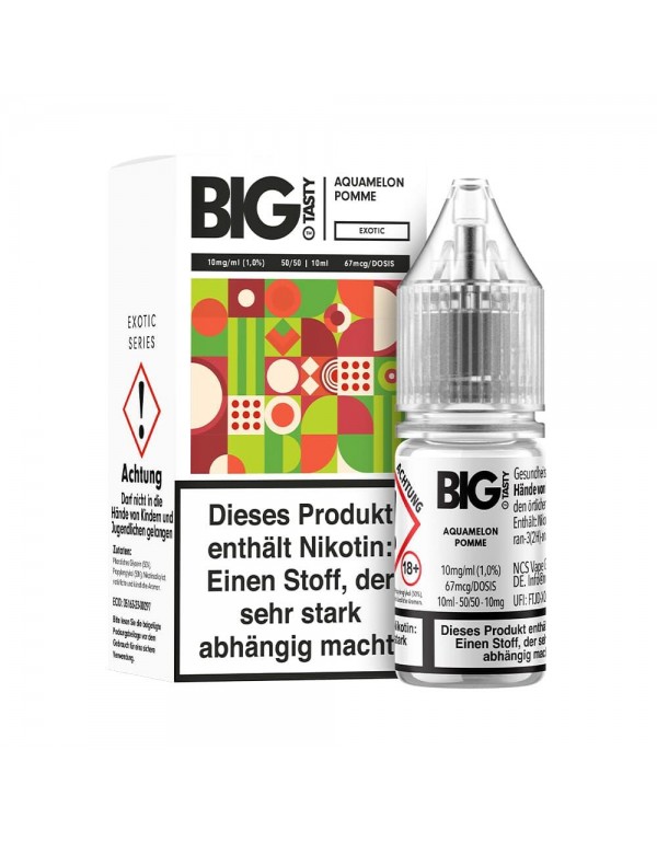 Big Tasty Nikotinsalz Liquid 10ml - Aquamelon Pomm...