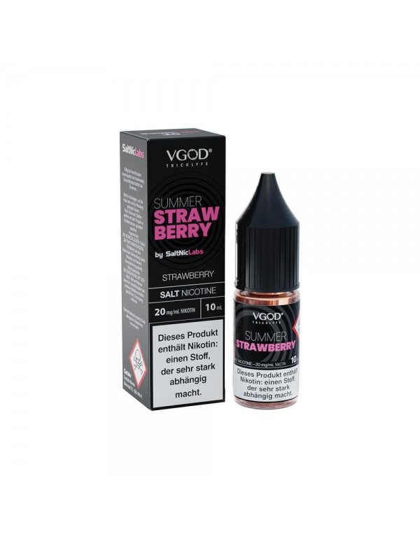 VGOD Nikotinsalz Liquid 10ml - Summer Strawberry