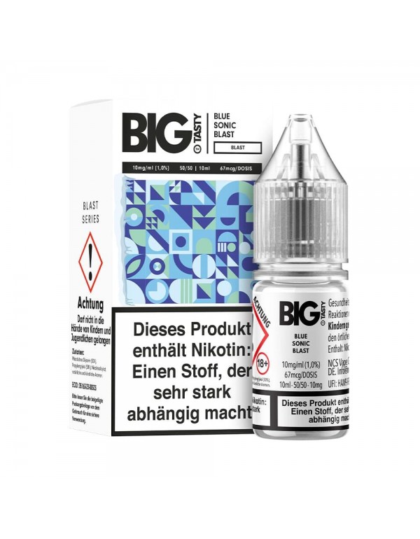 Big Tasty Nikotinsalz Liquid 10ml - Blue Sonic Bla...