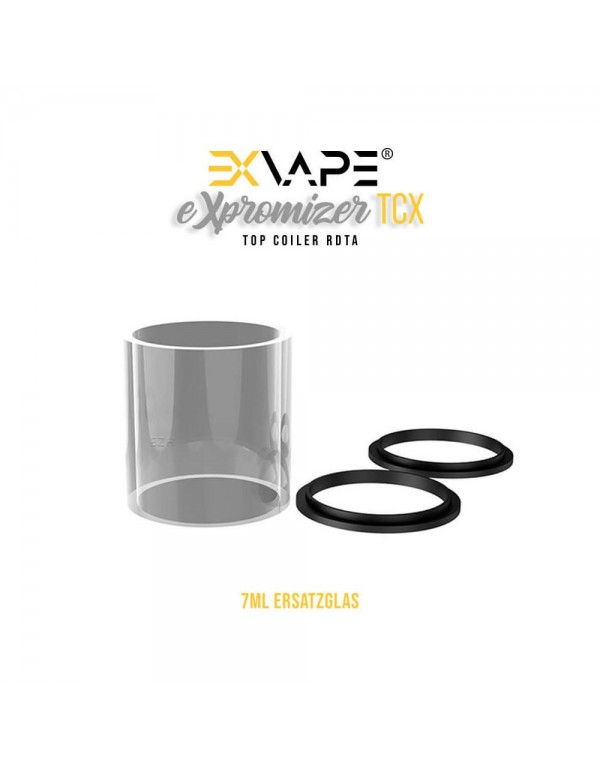 eXvape Expromizer TCX Tankglas 7ml - Ersatzglas