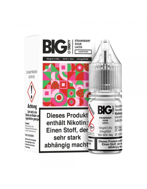 Big Tasty Nikotinsalz Liquid 10ml - Strawberry Sou...