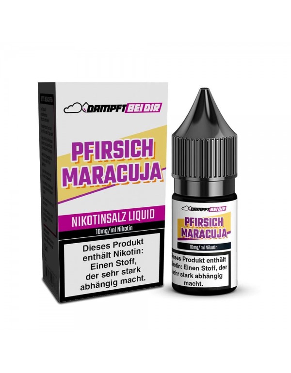 10ml Nikotinsalz Liquid - Pfirsich Maracuja