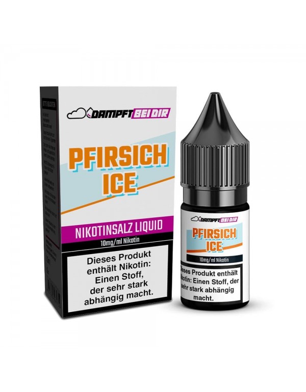 10ml Nikotinsalz Liquid - Pfirsich Ice