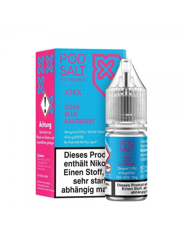 Pod Salt Xtra Nikotinsalz - Sour Blue Raspberry