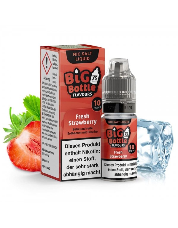 Big Bottle Nikotinsalz 10ml - Fresh Strawberry