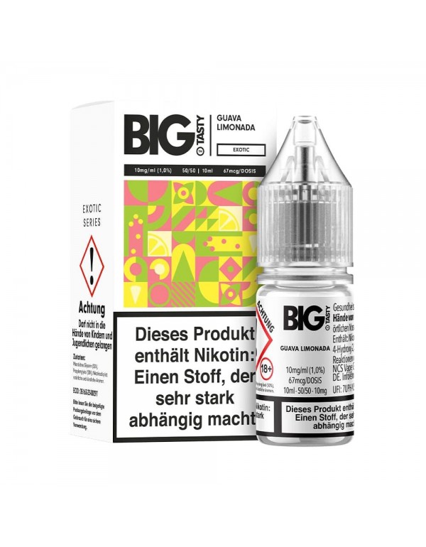 Big Tasty Nikotinsalz Liquid 10ml - Guava Limonada