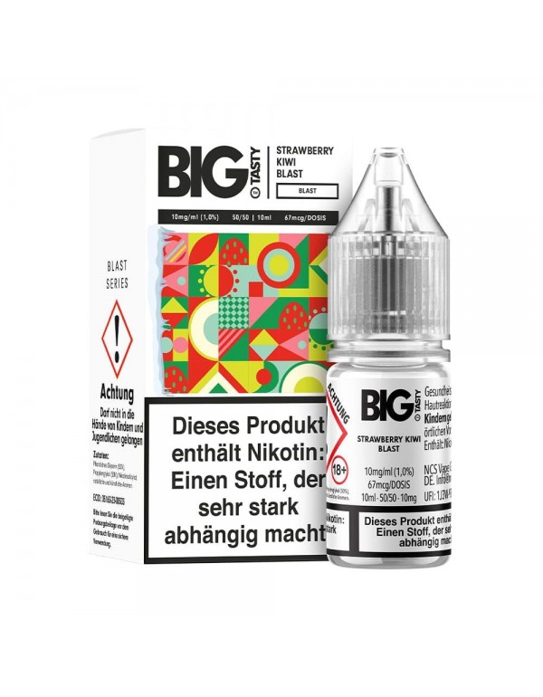 Big Tasty Nikotinsalz Liquid 10ml - Strawberry Kiw...