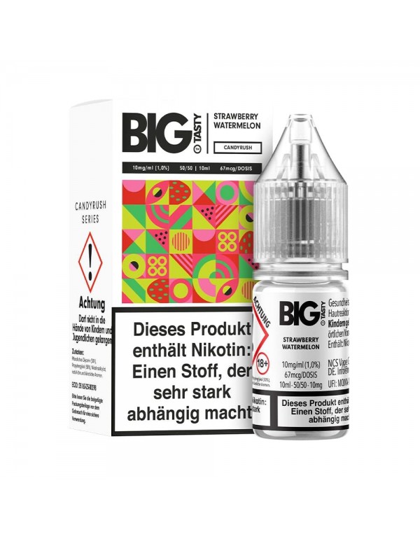 Big Tasty Nikotinsalz Liquid 10ml - Strawberry Wat...