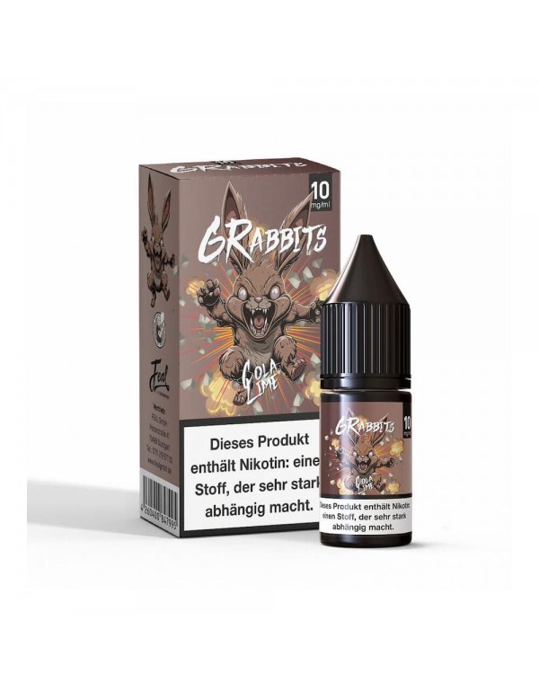 6Rabbits Nikotinsalz 10ml Liquid - Cola Lime