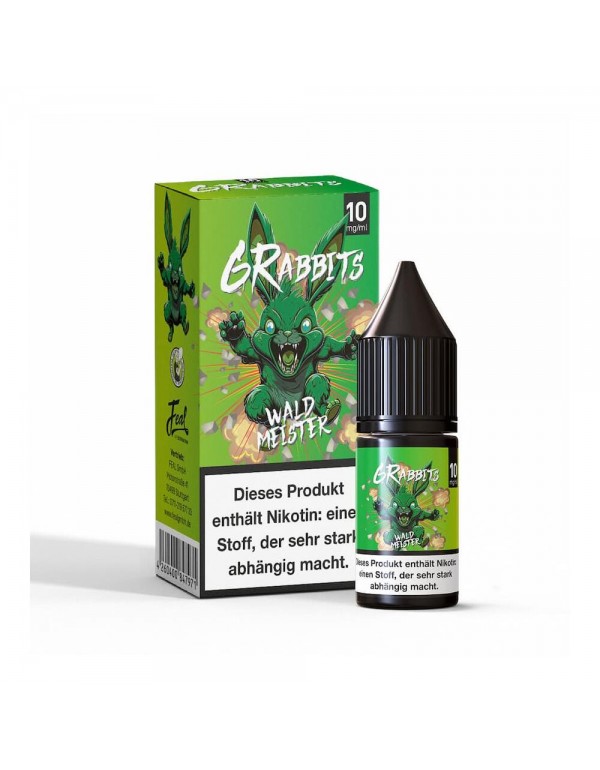 6Rabbits Nikotinsalz 10ml Liquid - Waldmeister