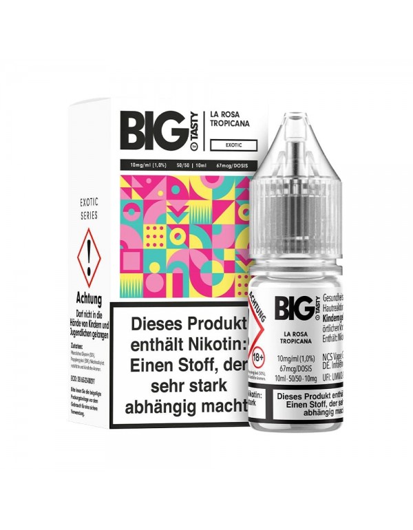 Big Tasty Nikotinsalz Liquid 10ml - La Rosa Tropic...