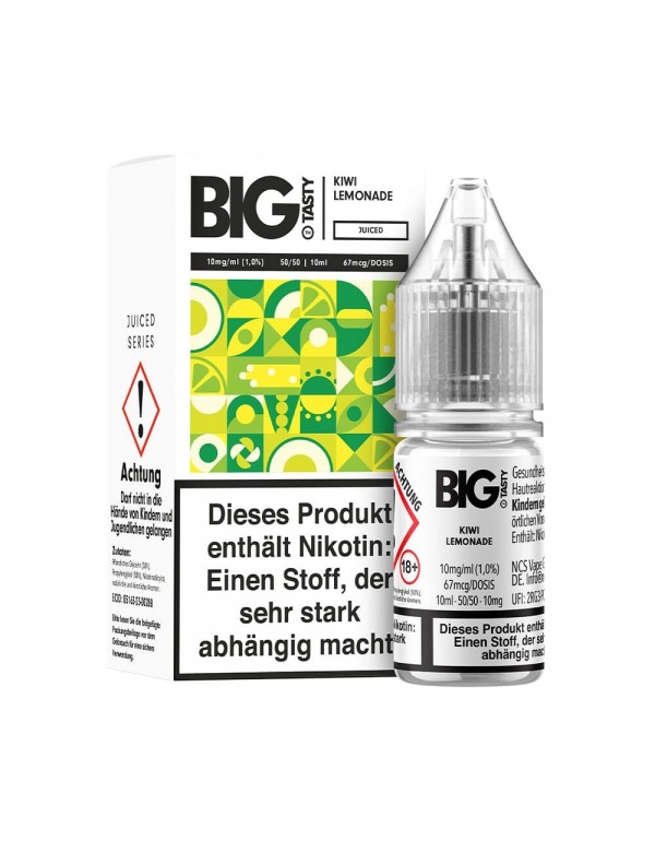 Big Tasty Nikotinsalz Liquid 10ml - Kiwi Lemonade