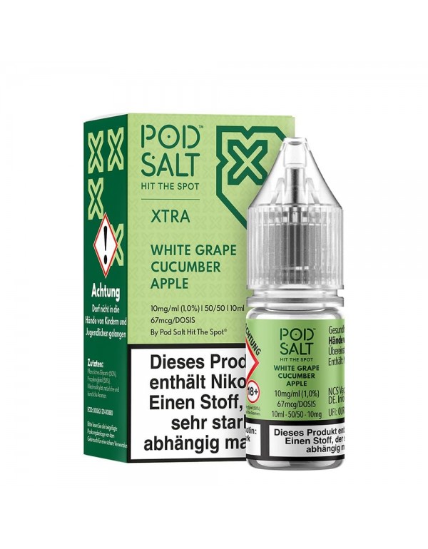 Pod Salt Xtra Nikotinsalz - White Grape Cucumber A...