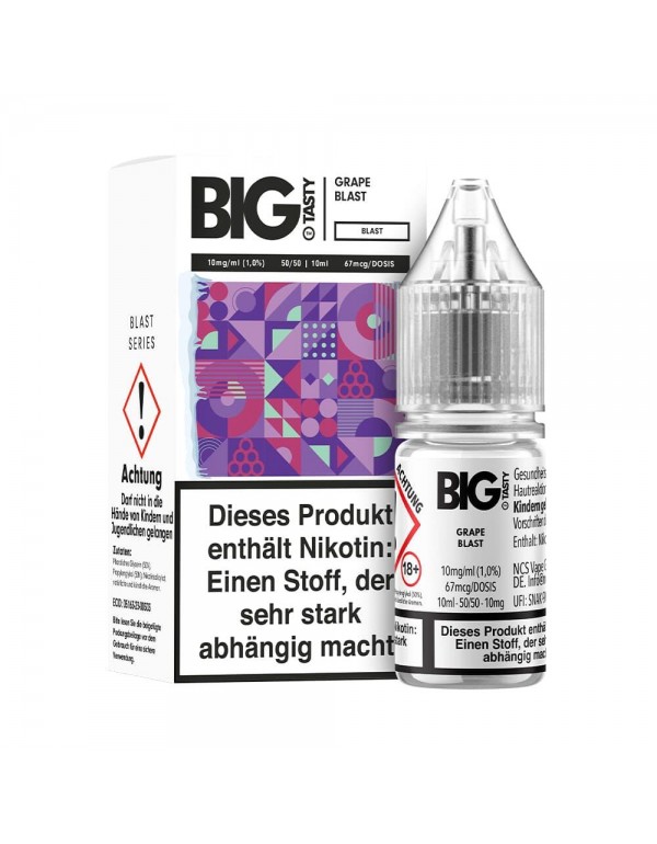 Big Tasty Nikotinsalz Liquid 10ml - Grape Blast