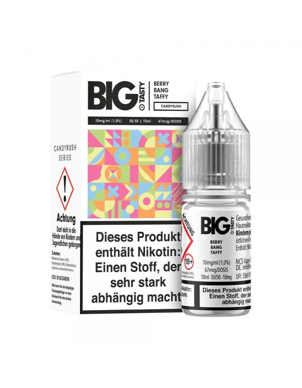 Big Tasty Nikotinsalz Liquid 10ml - Berry Bang Taf...