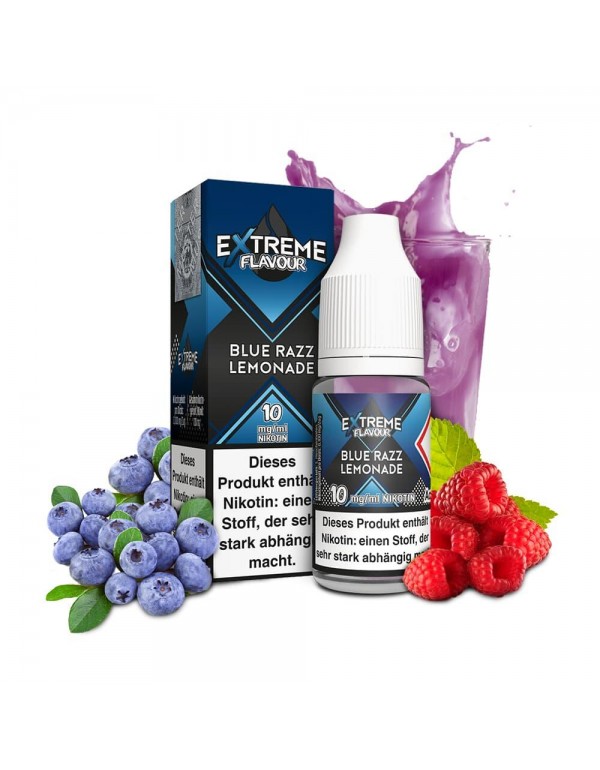 Extreme Flavours Hybrid 10ml Liquid - Blue Razz Le...