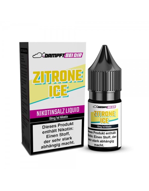 10ml Nikotinsalz Liquid - Zitrone Ice