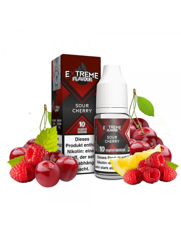 Extreme Flavours Hybrid 10ml Liquid - Cherry Sour