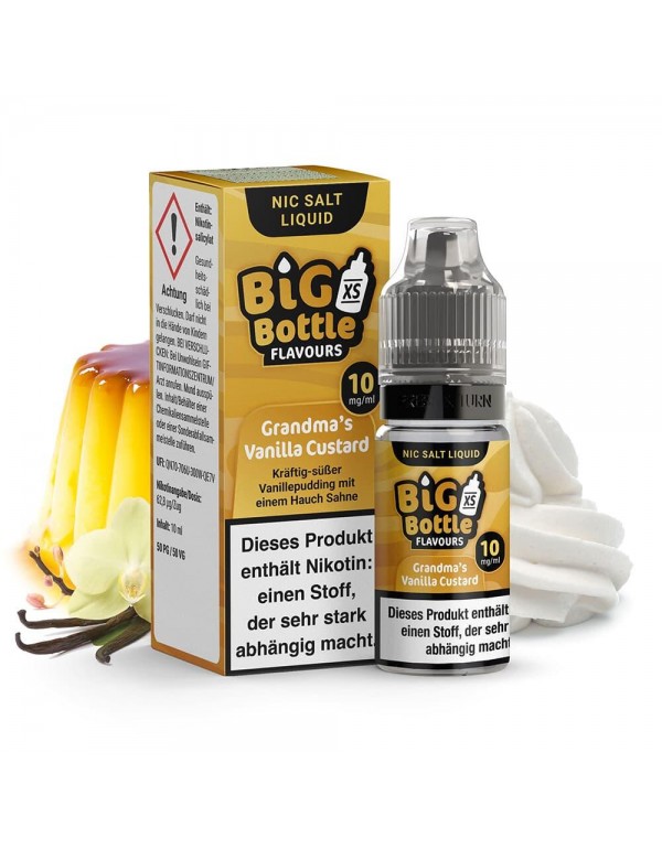 Big Bottle Nikotinsalz 10ml - Grandmas Vanilla Cus...