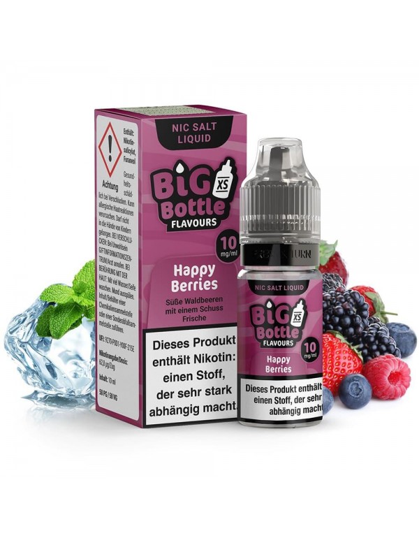 Big Bottle Nikotinsalz 10ml - Happy Berries