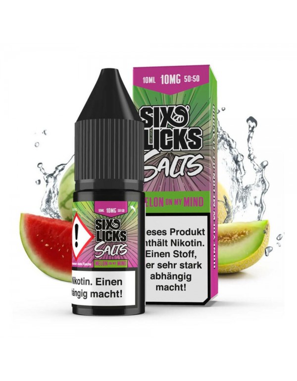 Six Licks Nikotinsalz - Melon on my Mind 10ml