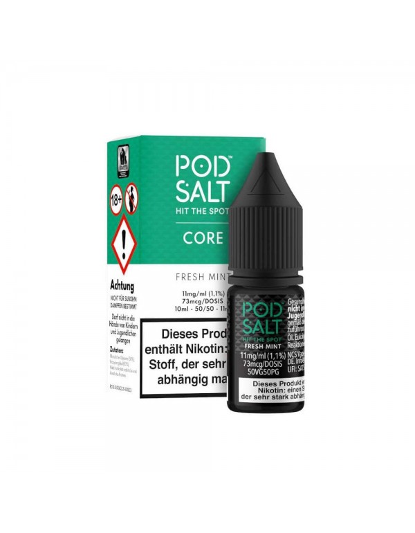 Pod Salt Nikotinsalz - Fresh Mint 11mg/ml 10ml