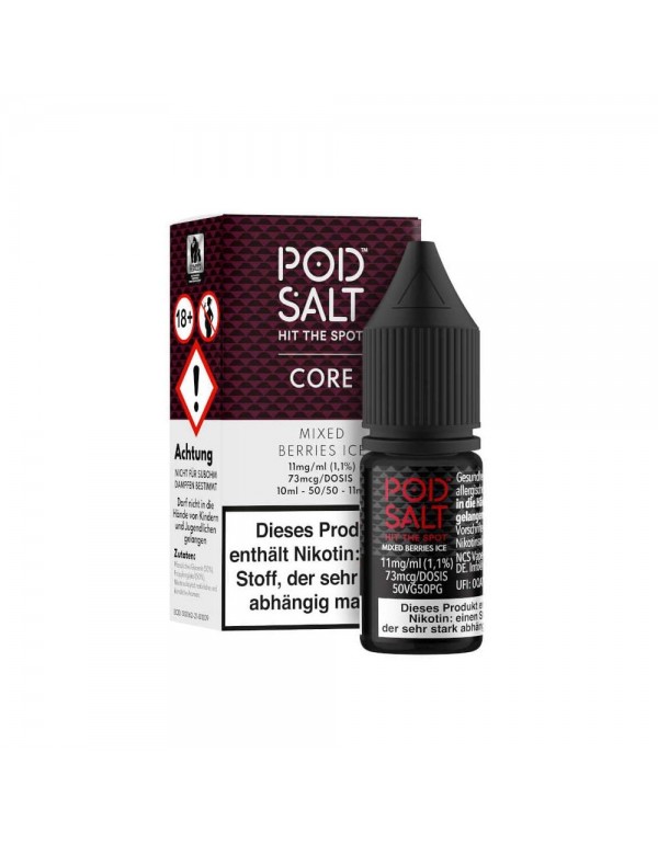 Pod Salt Nikotinsalz - Mixed Berries Ice 11mg/ml 1...