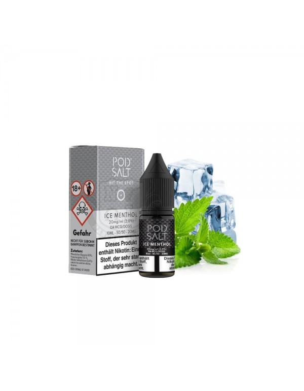 Pod Salt Nikotinsalz - Ice Menthol 11mg/ml 10ml