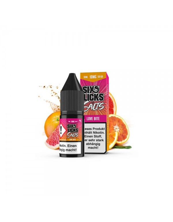 Six Licks Nikotinsalz - Love Bite 10ml