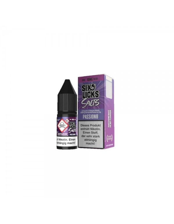 Six Licks Nikotinsalz - Passion8 10ml