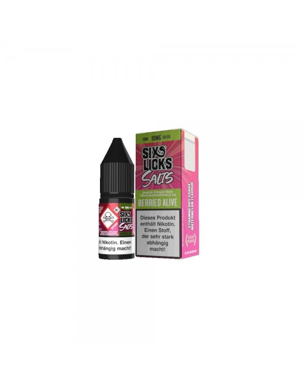 Six Licks Nikotinsalz - Berried Alive 10ml