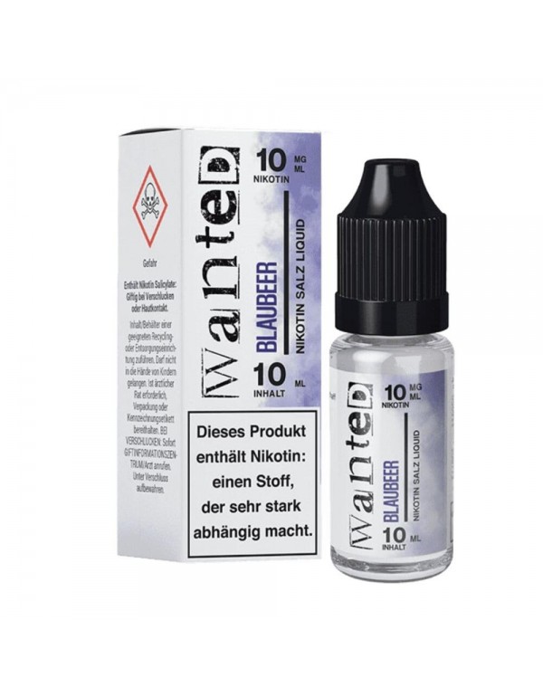 Wanted Overdosed Nikotinsalz Liquid 10ml - Blaubee...