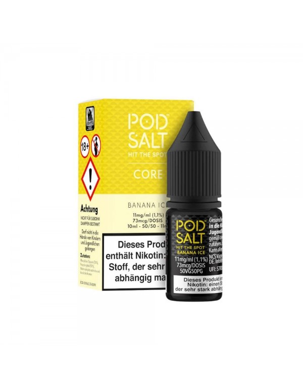 Pod Salt Nikotinsalz - Banana Ice 11mg/ml 10ml