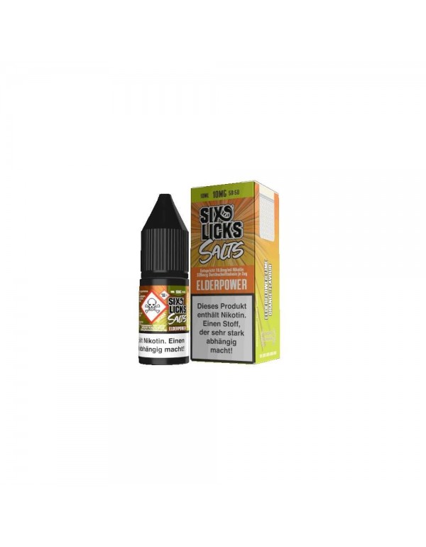 Six Licks Nikotinsalz - Elderpower 10ml