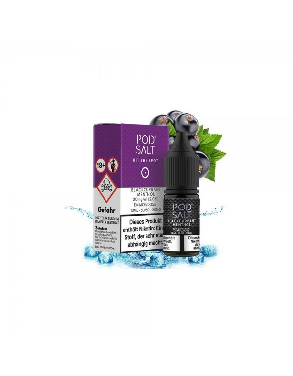 Pod Salt Nikotinsalz - Blackcurrant Menthol 20mg/m...