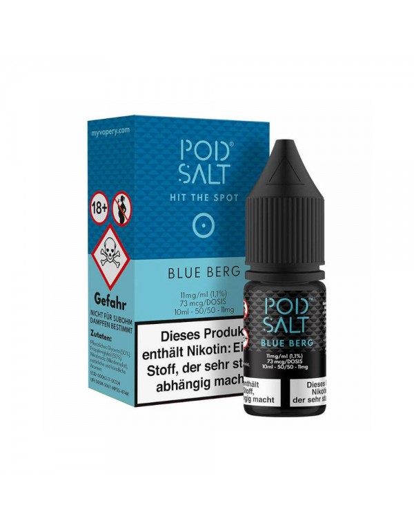 Pod Salt Nikotinsalz - Blue Berg 11mg/ml 10ml