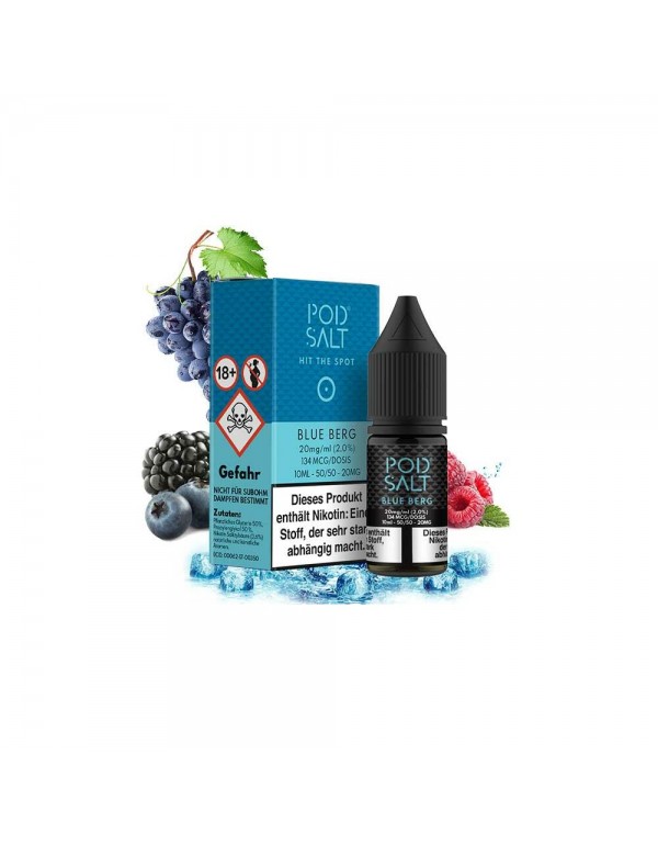 Pod Salt Nikotinsalz - Blue Berg 20mg/ml 10ml