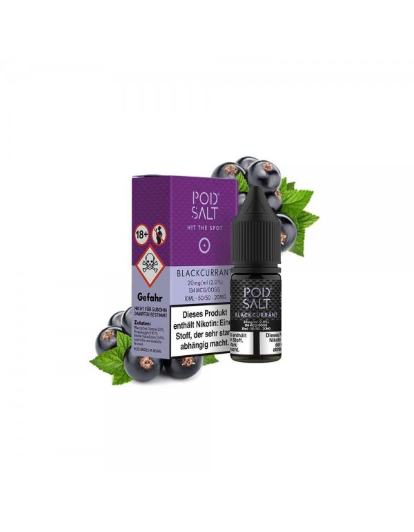 Pod Salt Nikotinsalz - Blackcurrant 20mg/ml 10ml