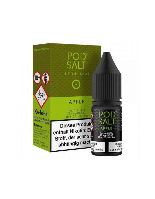 Pod Salt Nikotinsalz - Apple 11mg/ml 10ml